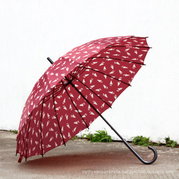 Manual Open Printing Straight Umbrella (BD-36)